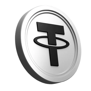 Vyobrazení coinu Tether USDT v informační části platformy